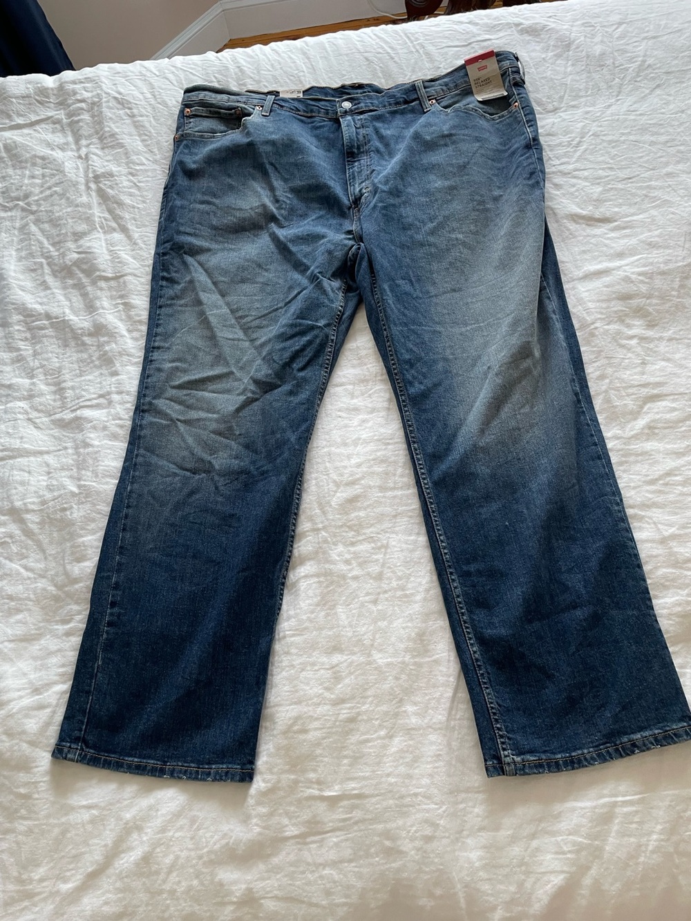 Levi’s 559 Relaxed Straight Jeans Men’s 48x32 Blue Stretch Denim Pants
